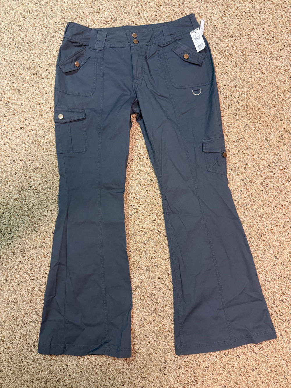 RSQ Low Rise Flare Leg Cargo Pants